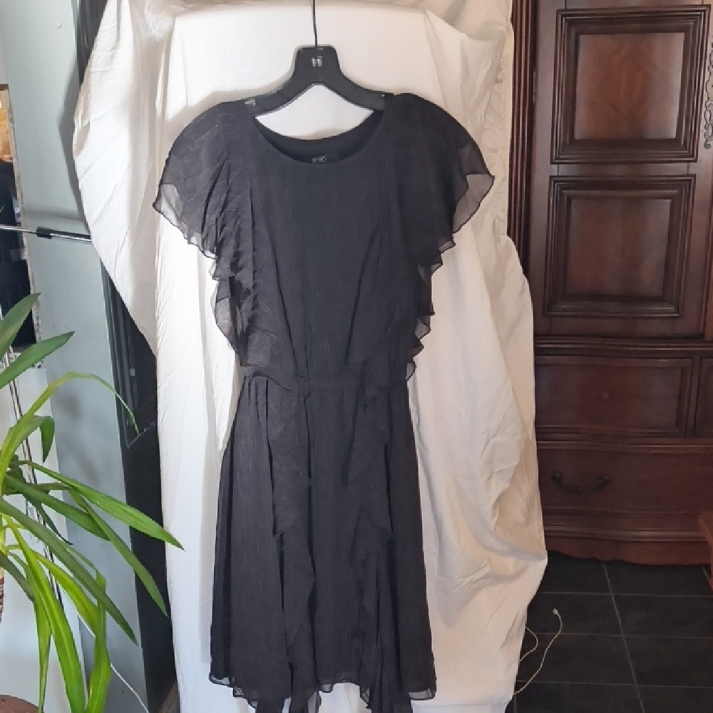 BCBG Paris Black High Low Dress